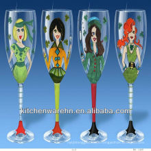 haonai mouth blown products,italian wine glasses